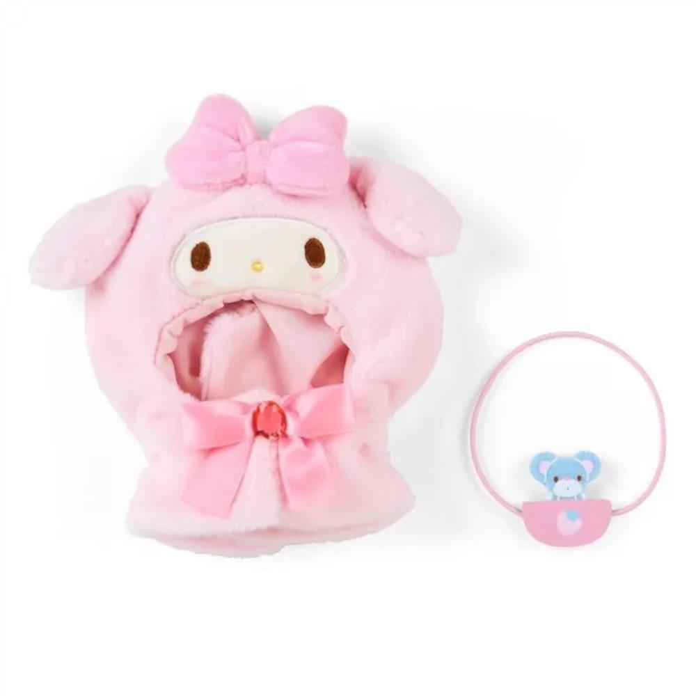 Sanrio кавайи Одежда для кукол Куроми Мелоди Синнаморолл Для 15см хлопковой куклы Одежда Kokomimi Хелло Китти Плащ Юбка для Labubu Наряд