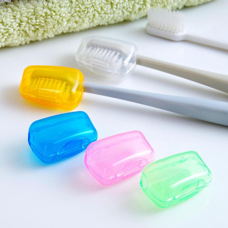 5x Plastic Toothbrush Caps Dustproof Head Covers For Tooth Brush Electric Toothbrush Head Protection For Traveling School Church