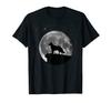 White Swiss Shepherd Dog Moon T-Shirt