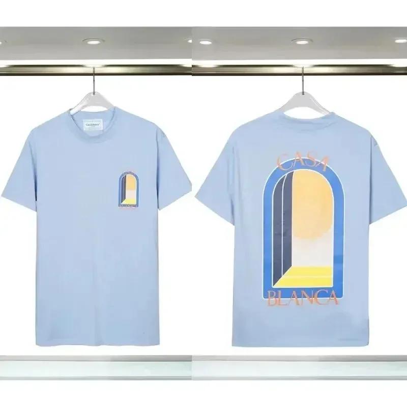 Высококачественные футболки с принтом для унисекс и женщин, рубашки с короткими рукавами из 100% хлопка, большие футболки с круглым вырезом и графикой