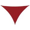 Voile de parasol - Maison Exclusive - Triangulaire 3x3x4,24 m - Tissu Oxford enduit PU - Rouge