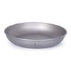 Boundless Voyage Titanium Round Plate, Unbreakable, Rust-Resistant, Lightweight, Pure Titanium, Dishwasher Safe, Perfect for Home, Outdoors, and