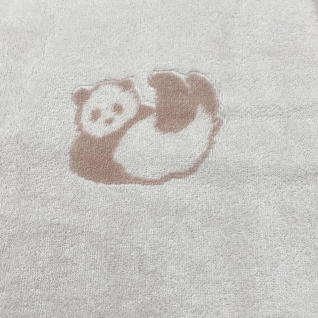 Imabari Towel Bath 1 Panda Cute animal Made in Perfect for nursery or nap Towel, piece, pattern, Pink, print, 60x120cm, Absorbent, Fluffy, Japan,