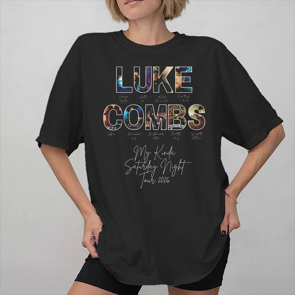 Fashion Lukes Combs The Way I Am 2026 T Shirt for Unisex Women Cotton Tee Shirt Short Sleeve Clothing