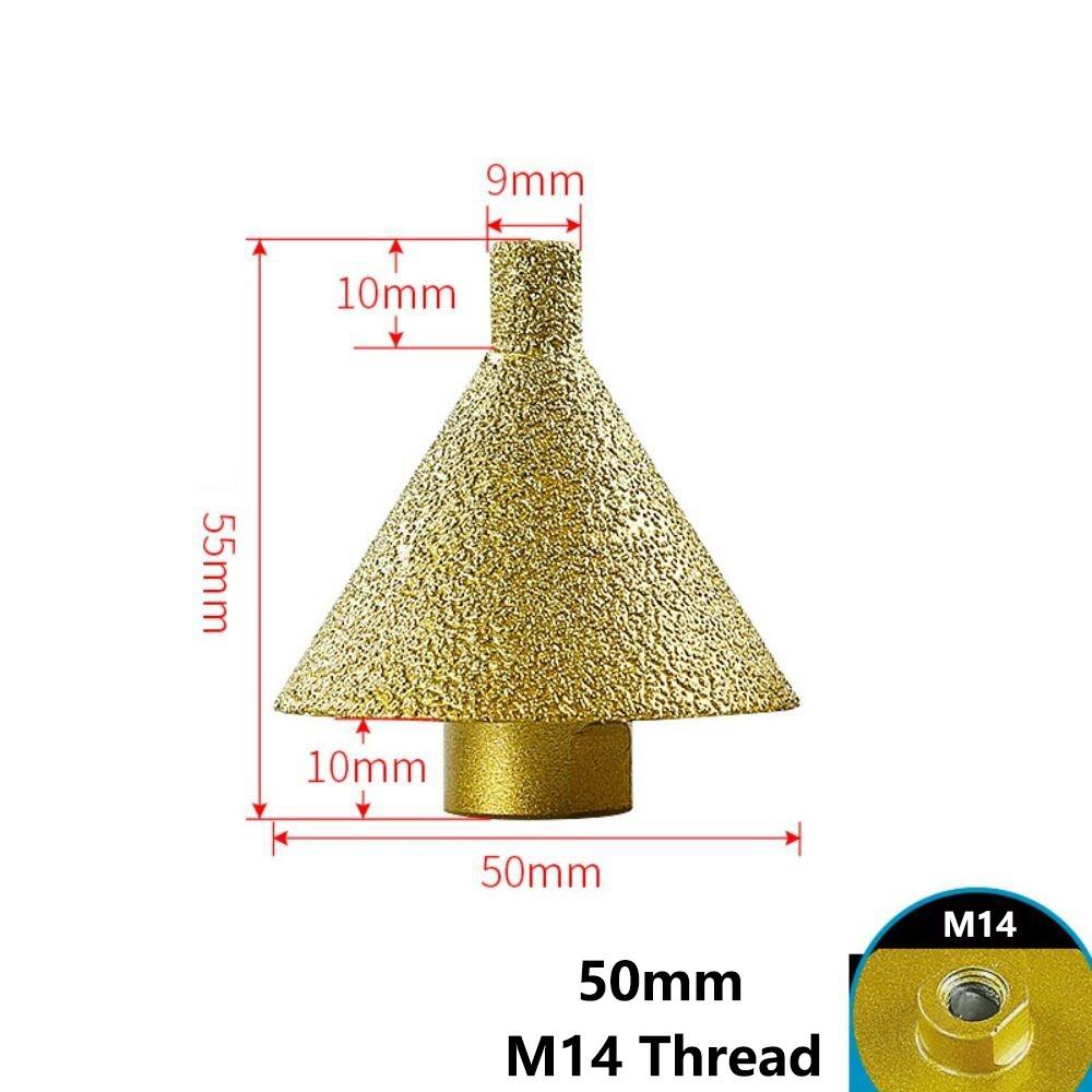 Grinding Head Ceramic Tile Hole Opener M10/M14 Thread Hole Opener Bit Portable Trimmer Drill Bit