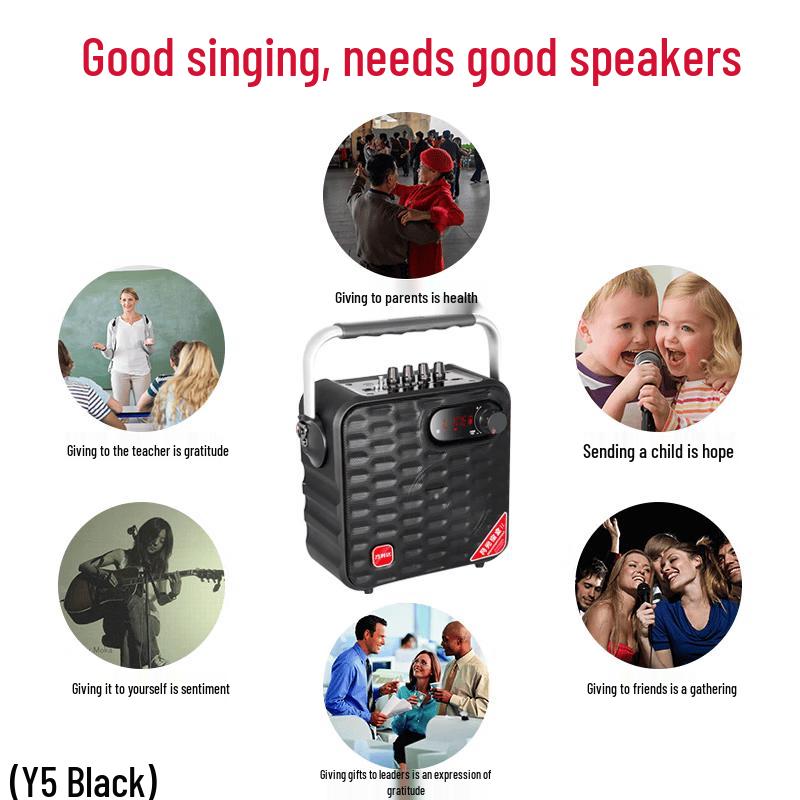 Malata M+9019 Portable Karaoke Bluetooth Speaker (CN version)