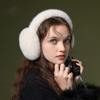Foldable Warmth Eartips Rabbit Hair Anti Cold Ear Warmers Cold Proof Adjustable Warm Ear Cushions Male Female