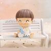 New Cartoon Cake Decoration Cute Creative Birthday Cake Decoration Full Moon Car Decoration Ornament Bottle Baby Model For Girls