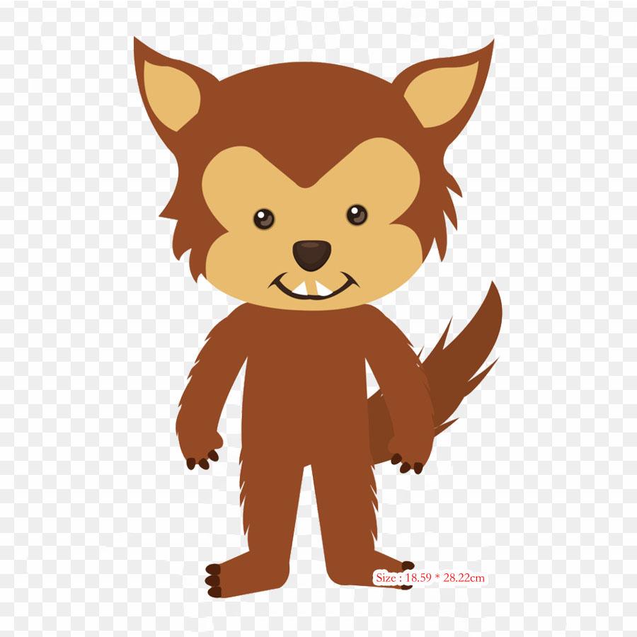 Little Red Riding Hood Transparent Background Little Red Riding Iron On Patches For Clothing Applique Stickers On Clothes Heat-Sensitive Custom Patch