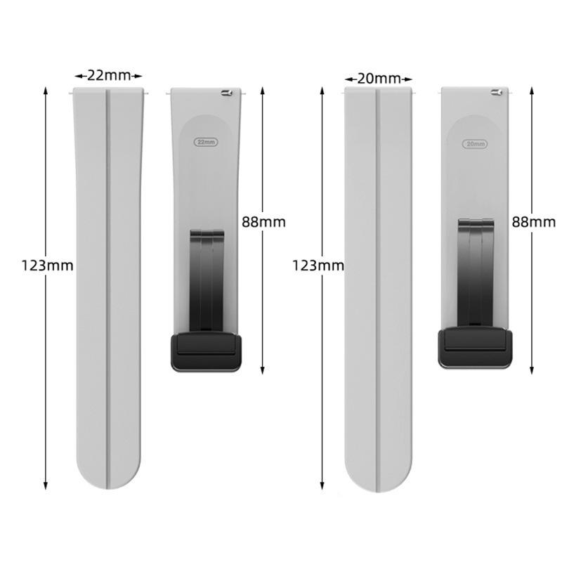 Fashion Versatile Adjustable Stainless Steel Magnetic Folding Buckle Watch Strap
