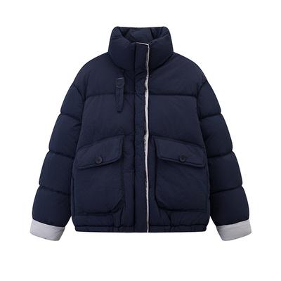 Зимняя Новая Повседневная Куртка-Джокер для Дам, Короткая, на Хлопковой Подкладке, Женское Свободное Пальто с Подкладкой