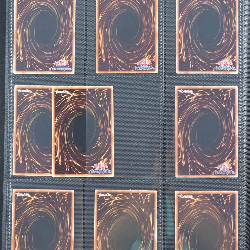 6KJFEIWG Карман для карточек, держатель для карточек, папка для карточек, 540 карт, папка для карточек, 9 карманов, держатель для карточек (Карты могут) (черный)