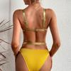 Push Up Bikini High Waist Bikini Set Women Swimsuit Female Swimweart Patckwork Swimming Suit Beachwear Sexy Bathing Suit Bikini