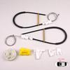 EWR562 Electric Window Regulator Repair Set Right for Renault Clio MK2 BB CB SB 98-2012 2/3-Door Hatchback Coupe Van 7700842246