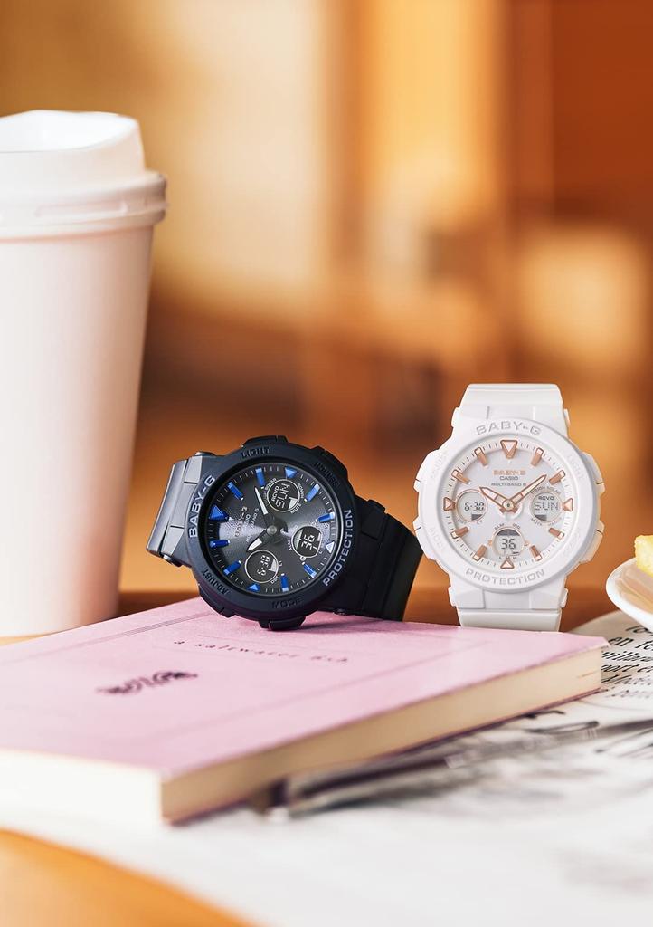 Casio BEACH TRAVELER Solar Watch Black Baby-G Radio-Controlled BGA-2500-1AJF Women's