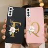 Чехол для Samsung S21 FE S21 Ultra Plus Тонкий Мягкий Милые Буквы Чехол Для Samsung Galaxy S21 Plus 5G S21+ S 21 Ultra Чехлы для Телефона