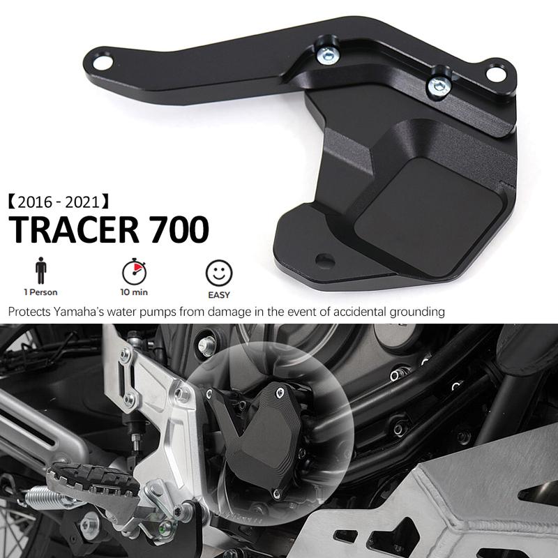 Для YAMAHA TRACER 7 GT Защитная крышка водяного насоса Защитный блок от столкновений для радиатора Защита двигателя Tracer 700 / 7 GT 2016-2022