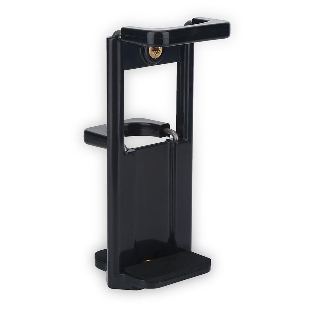 1pc Tripod Adapter Phone Holder Clip Stand Mount Bracket Accessory For Phone Tablet Camera