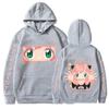 Funny Anime Spy X Family Kawaii Forger Anya Long Sleeve Hoodies Harajuku Casual Cartoon Cosplay Hip Hop Women Men's Sweatshirt