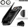 Кожаный чехол-кошелек для iPhone 11 12 13 14 15 16 17 Pro Max Mini Air XR XS 8 7 Plus SE Держатель с отделениями для карт Откидная крышка