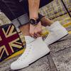 Мужская парусиновая обувь 2025 года, новые высокие модные повседневные туфли для мужчин, классические классические кроссовки для уличного бега и скейтбординга, кроссовки на шнуровке