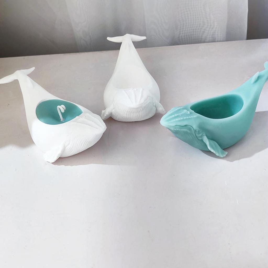 Силиконовые формы для подсвечников Формы для чашек свечей в форме кита Силиконовые формы для поделок Формы для подсвечников для ручного изготовления