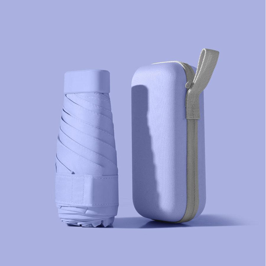 One Super Light Portable Small Folding Umbrella, with Box, Manual Opening, 5-fold Portable Sunshade, Fashionable Minimalist