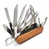 17 in 1 Portable Folding Knife Stainless Steel Military Survival Knife  Outdoor Camping