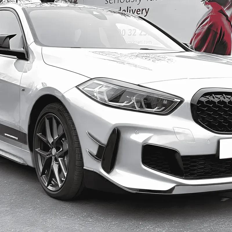 M Performance 1 Pair Bumper Lip Side Spoiler Splitter Cover ABS Gloss Black For Bmw 1 Series F40 120i 128ti 118i M135i +