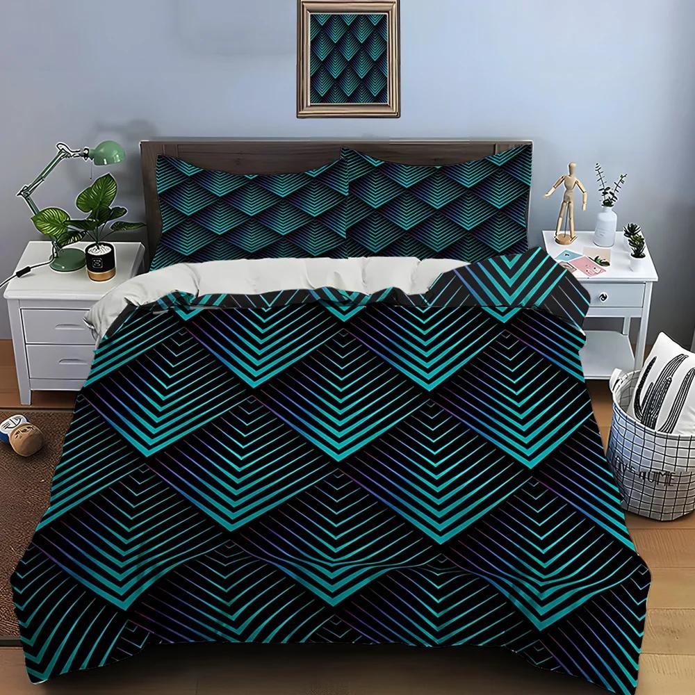 Comforter Geometric Designs Patterns Bedding Set 1 2 S Adult And Children Bedding Set Luxury Gifts