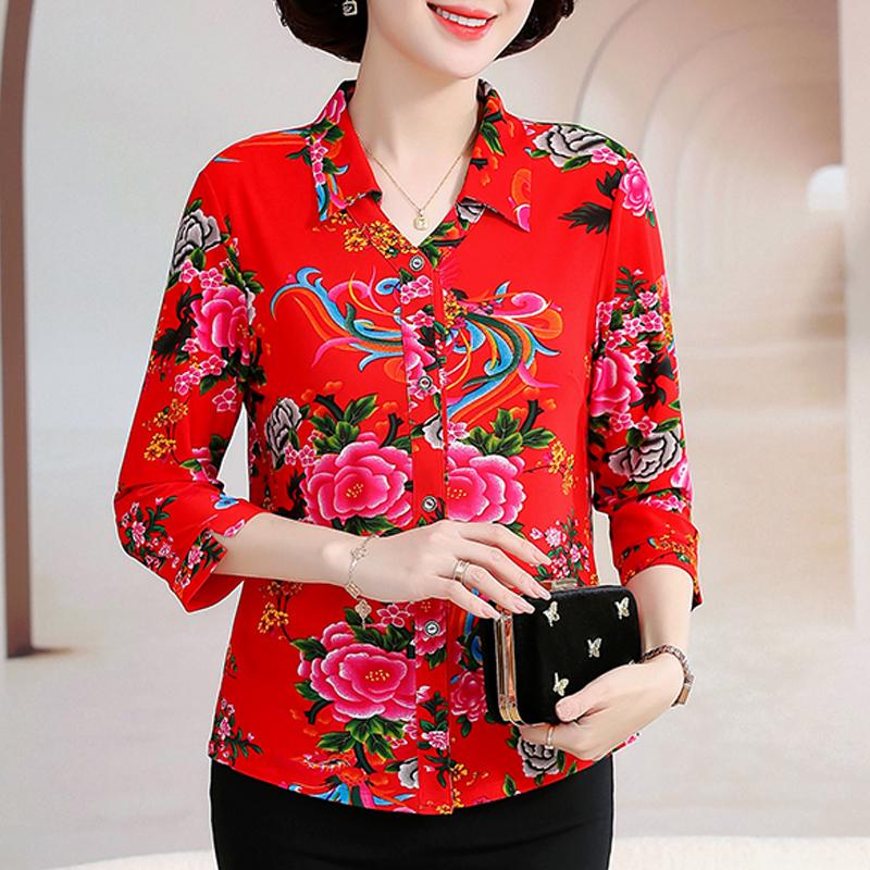 Элегантный летний топ, женская рубашка, повседневная свободная женская винтажная блузка, летняя одежда