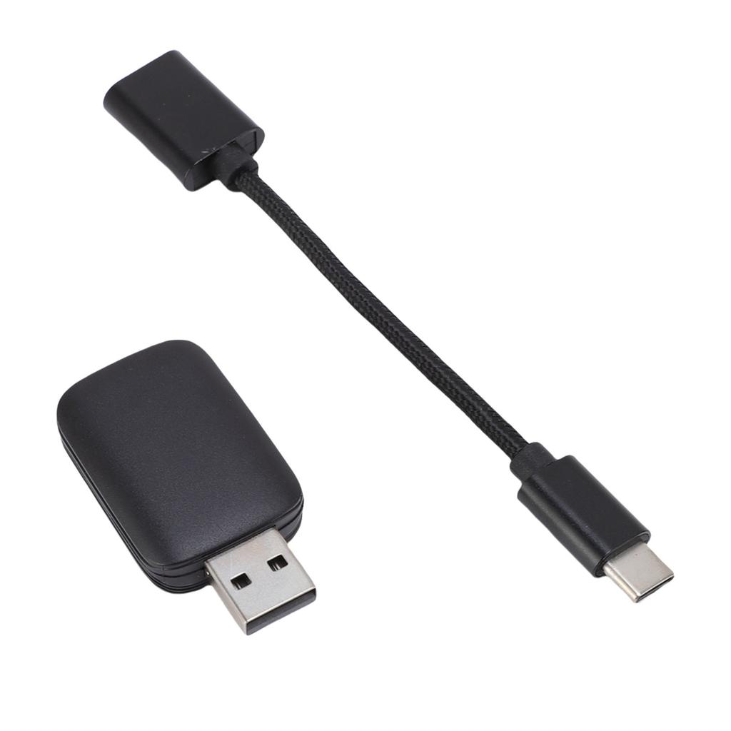 Адаптер 2 в 1 для CarPlay для Android Auto Проводной к беспроводному автомобильный адаптер WiFi 6 Bluetooth с кабелем USB на Type C