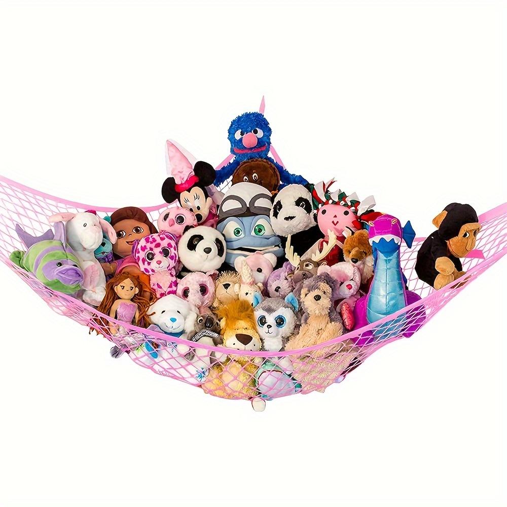 For Toy Hammock Mesh Kids Bedroom Storage Nursery Teddy Bear Net Child Organizer Stuffed Towels Tidy Soft Storage