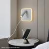 Creative Base Switches Small Wall Lamp With USB Type-C Charging Port Living Room Bedroom Bedside Rotatable Reading Light 10W+3W