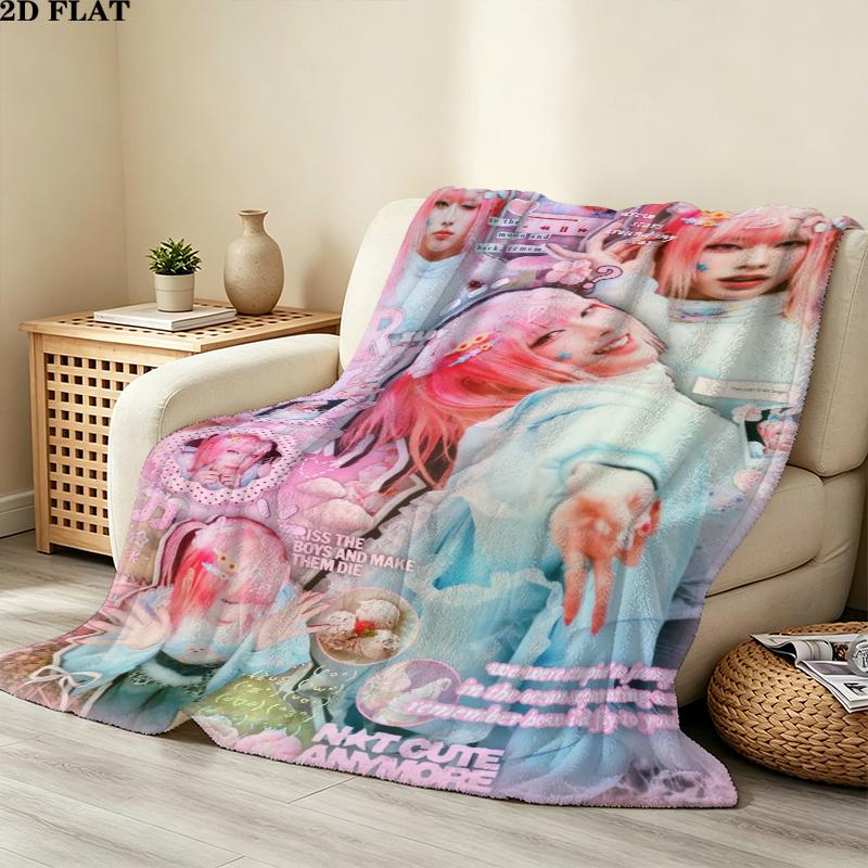 Xlov Print Flannel Blanket, High quality Comfortable for All Seasons, Home Decor, Warmth and Comfort, Perfect for Christmas Gifts