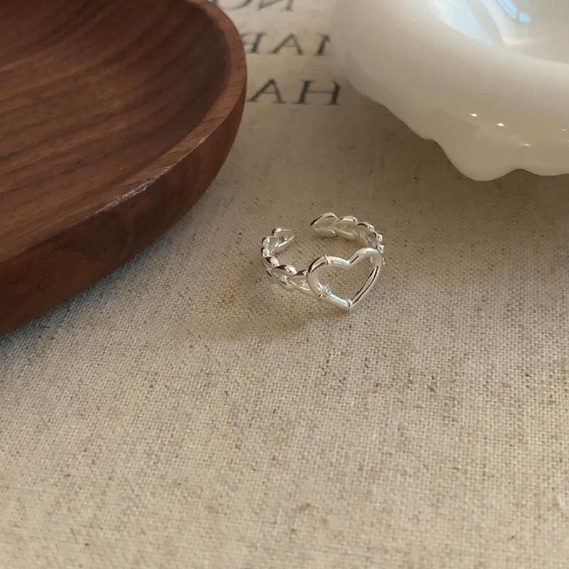 Полое металлическое кольцо Love Open Ring Женский дизайн Sense Sweet And Cute Изысканная индивидуальность Модное универсальное кольцо