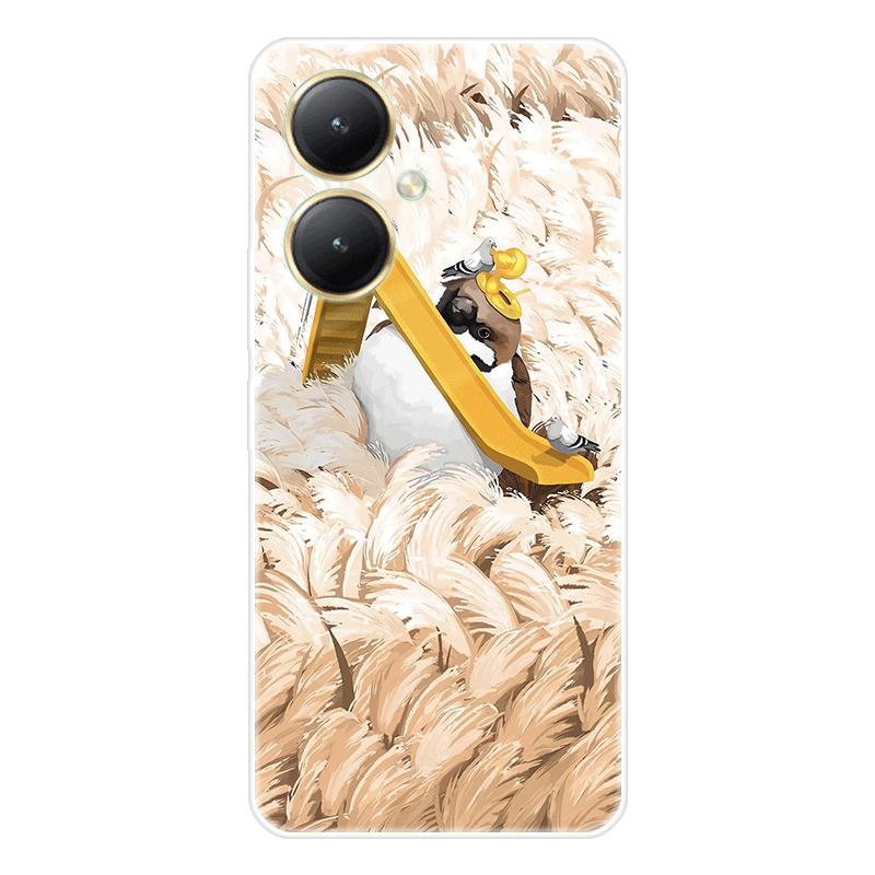 Для Vivo Y27 4G Y 27 5G чехол Мягкая силиконовая задняя крышка Чехол для телефона с рисунком из мультфильма Разнообразие