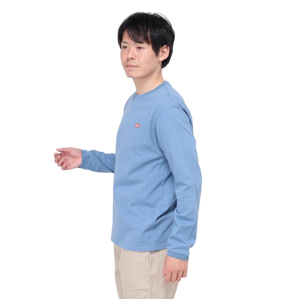 Футболка мужская с логотипом Retro Booby, матовая, синяя [Chums], размер L/S, лейтенант.