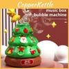 Automatic Christmas Tree Bubble Toy With Rotating Lights For Family Fun