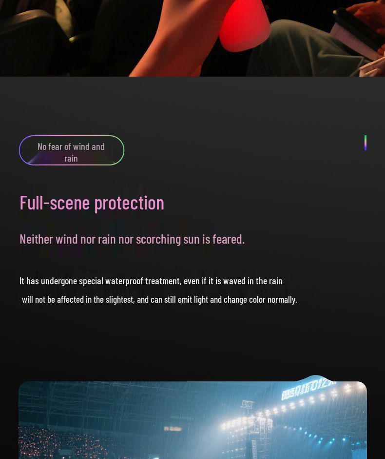 Seven-Color LED Foam Stick for Concerts and Events