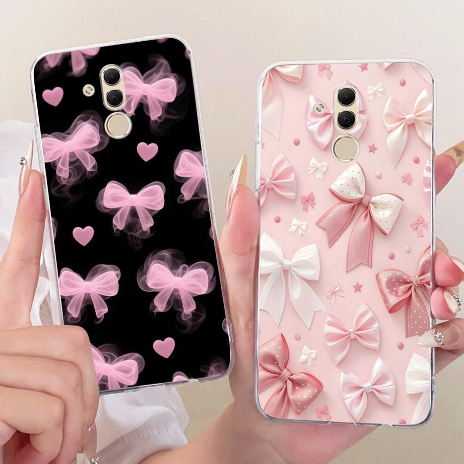 For Huawei Mate 20 Lite Case Luxury Flowers Butterfly Painted Cover Soft Slim Phone Case For Huawei Mate 20 Pro Mate20 Lite Bags