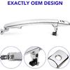 Driver Side Front Left Exterior Door Handle Compatible With Nissan Rogue 2010-2015, Nissan Murano 2003-2007,Infiniti FX35 FX45 2003-2008 Replace OE#