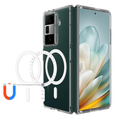 Прозрачный чехол для Honor Magic Vs3 5G, TPU+Акрил, Магнитная крышка для телефона, Совместим с MagSafe
