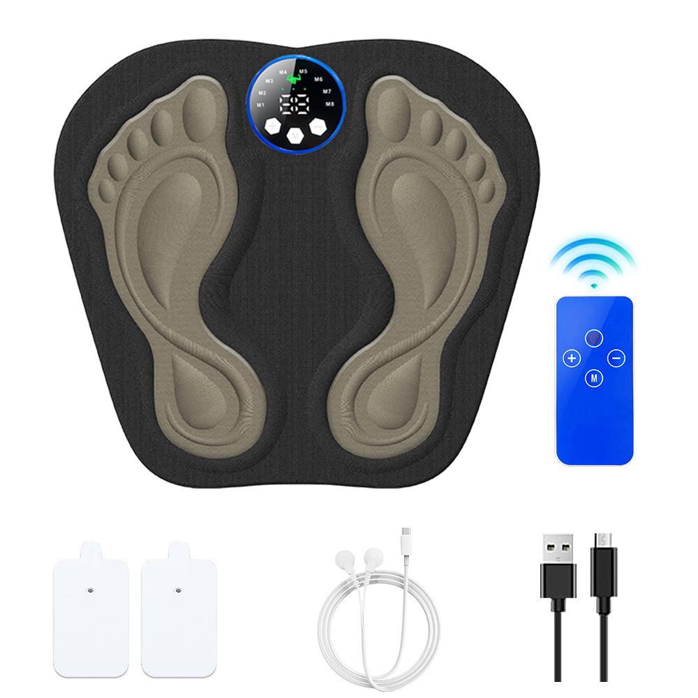 3D массажная подушка для ног Умный массажер для ног Улучшает кровообращение Массаж акупунктурных точек для ног Расслабляет мышцы Стройные ноги Перезаряжаемая подушка для ног в коробке