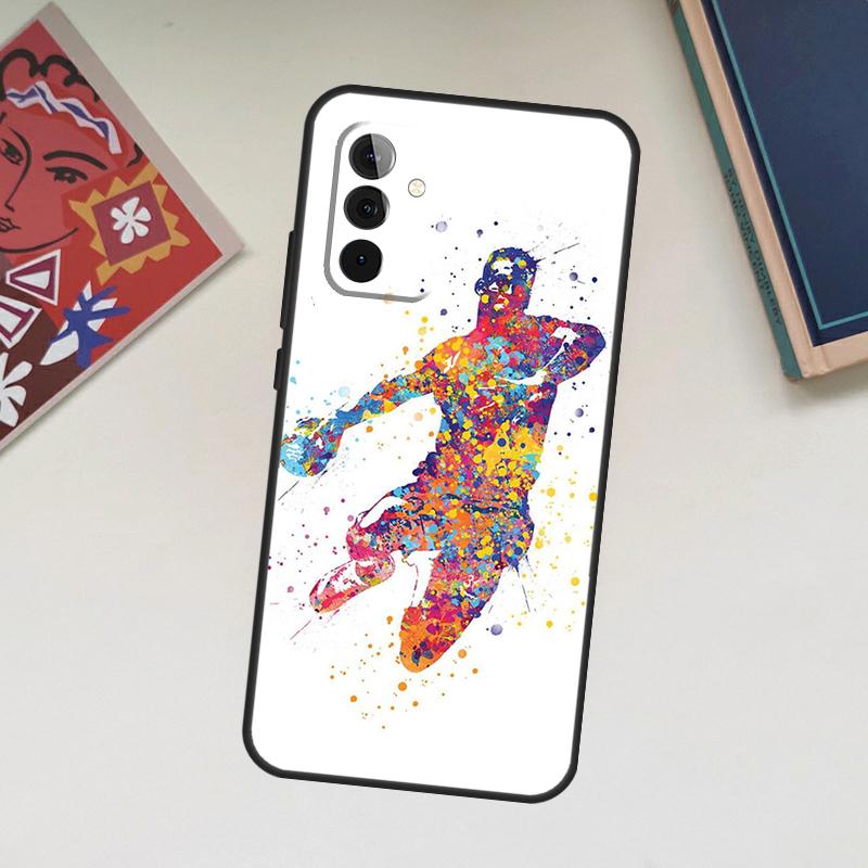Спортивный чехол для гандбола для Samsung Galaxy A13 A53 A33 A23 A06 A56 A16 A36 A55 A35 A17 A54 A34 A14 A52 A32 A15