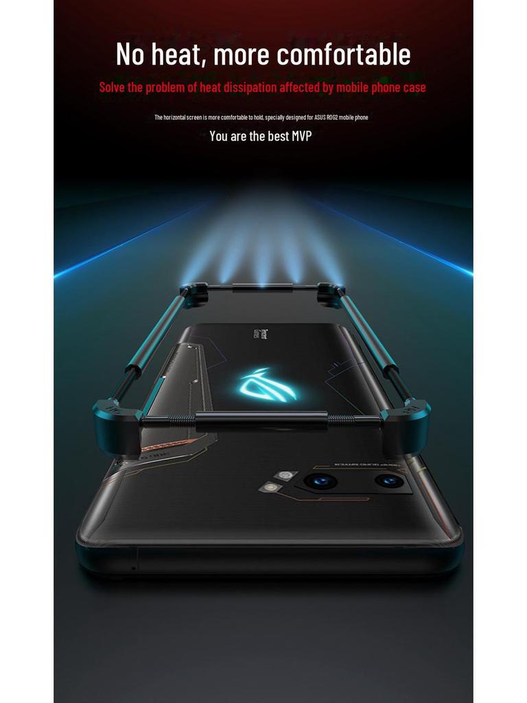 Чехол с металлическим каркасом для Asus ROG Phone 9 Pro и Zenfone 12 — индивидуальный дизайн без рамок