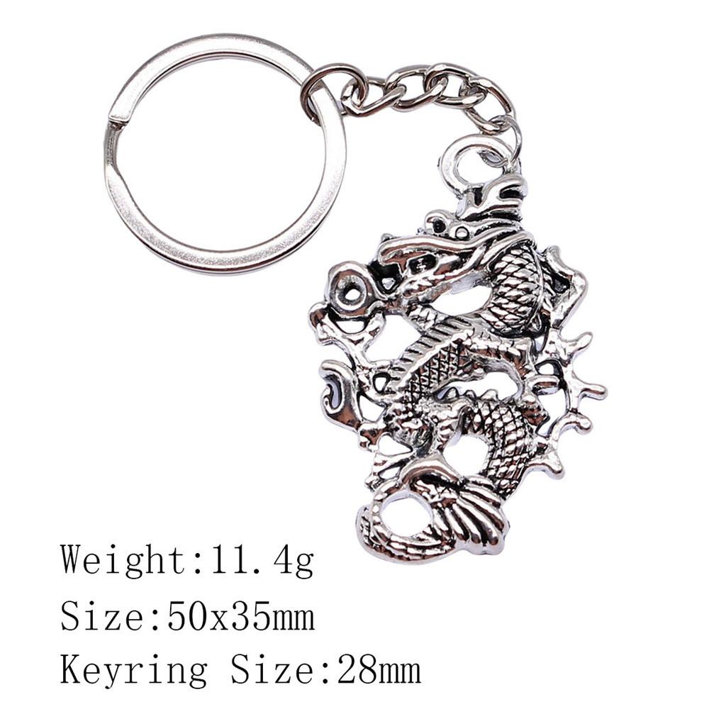 День благодарения Пара Брелок Дракон Змея Аниме Брелок Рюкзак Цепи Женщины