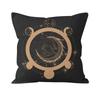 Bohemian Black Sun and Moon Printed Pattern Cushion Cover for Home Living Room Sofa Decoration  Pillowcase