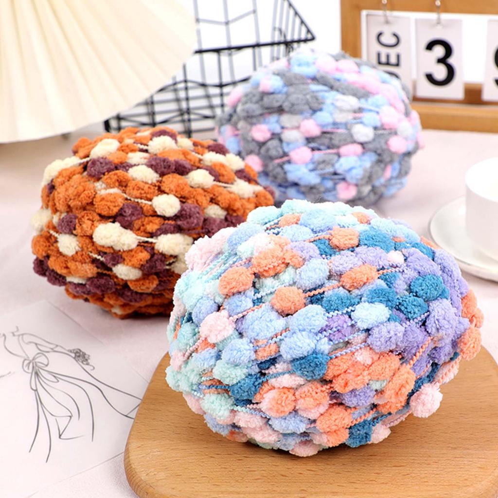 Пряжа для вязания крючком Мягкая вкусная пряжа Разноцветная пряжа для вязания Ткацкая пряжа для вязания шарфа, свитера, поделок крючком 100 г/моток