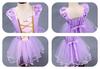 Princess Dress for Kids Cosplay Costume Luxury Set Purple Ribbon Heart Magic Original 90cm NT5329A [CREDIBLE] 5-Piece - (Princess Dress, Gloves,